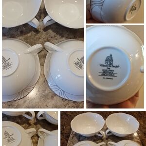 Villeroy & Boch White Porcelain Soup Bowls